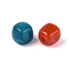 Two Tone Opaque Acrylic Beads OACR-Q205-04-3