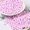 6/0 Opaque Baking Paint Glass Seed Beads SEED-M012-02A-32-1