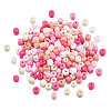 Opaque Glass Round Seed Beads GLAA-TAC0025-07B-04-1