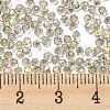Full Rainbow Plated Transparent Electroplate Glass Beads EGLA-M030-02A-FR01-3
