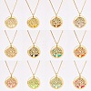 SUNNYCLUE 304 Stainless Steel Pendant Necklaces NJEW-SC0001-03G-6