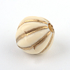 Pumpkin Plating Acrylic Beads X-PACR-Q102-200A-2