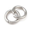 Tarnish Resistant 304 Stainless Steel Open Jump Rings X-STAS-J013-5x0.9mm-01-4