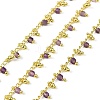 Handmade Brass Cube Link Chains CHC-L053-10G-05-1