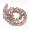 Natural Grey Agate Bead Strands G-K155-D-10mm-F01-2