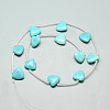 Synthetic Turquoise Beads Strands G-Q948-52-2