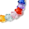 Transparent Acrylic Star Stretch Beaded Bracelets for Women BJEW-JB11519-3