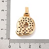 Brass Micro Pave Cubic Zirconia Pendants KK-C076-29Q-G01-3