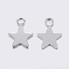 Tarnish Resistant 304 Stainless Steel Charms X-STAS-F159-43P-2