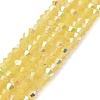 Baking Painted Glass Beads Strands DGLA-F029-J2mm-A06-1