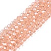 Electroplate Glass Beads Strands EGLA-A044-T3mm-A21-1