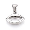 303 Stainless Steel Pendants STAS-Q110-08P-1