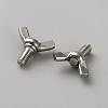 304 Stainless Steel Butterfly Wing Nut Screws DIY-WH0888-481A-P-2