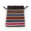Ethnic Style Cloth Packing Pouches Drawstring Bags X-ABAG-R006-10x14-01C-2