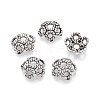 Tibetan Style Alloy Bead Caps TIBEB-T004-19AS-1