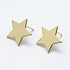 Brass Stud Earring Findings KK-F728-10G-NF-1