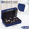 3-Slot Rectangle PU Leather Finger Ring Display Boxes CON-WH0099-10A-2
