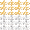 100Pcs 2 Colors Alloy Pendants FIND-SP0002-35-1