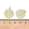 Brass Pendants X-KK-C165-05G-3