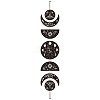 Moon Phase Wood Hanging Wall Decorations HJEW-WH0054-010-1