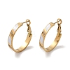 304 Stainless Steel Rhinestone Hoop Earrings for Women EJEW-L283-051G-02-1
