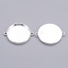 Tibetan Style Cabochon Connector Settings LS-TIBE-C074-S-FF-2