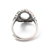 925 Sterling Silver Adjustable Ring Components STER-C011-03AS-3