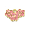 Alloy Enamel Pendants ENAM-Z015-06G-01-1