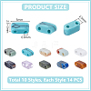140Pcs 10 Styles Natural & Synthetic Mixed Gemstone Beads G-UN0001-33-4