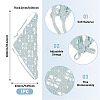 Polyester Triangle Headscarf OHAR-TAC0002-03B-3