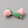 Leaf Pot Food Grade Eco-Friendly Silicone Beads SIL-WH0014-18J-2