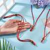 Adjustable Waxed Polyester Cord Necklace Making NJEW-TAC0029-7