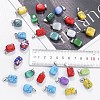 Natural & Synthetic Mixed Stone Pendants G-D349-01-1