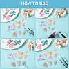 Ocean Theme Natural Shell & Resin & Plastic & Alloy Nail Art Decoration MRMJ-CP0001-34C-6
