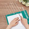 11Pcs 11 Style Acrylic Bookbinding Rulers OACR-FG0001-24-3