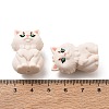 Persian Cat Shape Food Grade Silicone Focal Beads SL-CBAAE23-02-3
