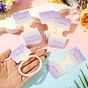 50Pcs Folding Paper Jewelry Display Cards ODIS-TA0001-07B-6