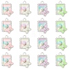 20Pcs 4 Colors Alloy Enamel Pendants FIND-YW0017-91-2