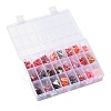 288G 24 Colors Glass Seed Beads SEED-JQ0005-01B-4mm-7