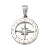 304 Stainless Steel Pendants STAS-A140-01A-P-1