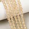 Natural Lemon Quartz(Heated) Beads Strands GG-NH0007-A01-01-1