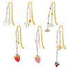 Alloy Hook Bookmark AJEW-GO00032-1