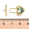 Brass Toggle Clasps KK-N254-145G-4