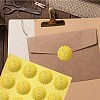 12 Sheets Self Adhesive Gold Foil Embossed Stickers DIY-WH0451-050-6