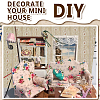 Mini Dollhouse Living Room Bedroom Wallpaper DIY-WH0504-841A-04-5
