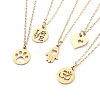 304 Stainless Steel Pendant Necklaces NJEW-JN02540-1