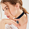 4Pcs Velvet Ribbon Choker Necklaces NJEW-SC0001-70A-5