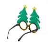 Christmas Plastic & Non-woven Fabric Glitter Glasses Frames AJEW-E053-01D-3