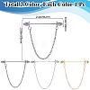 Zinc Alloy Hanging Chain Brooches FIND-GF0006-87D-2