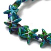 Synthetic Turquoise Dyed Beads Strands G-P507-04P-2